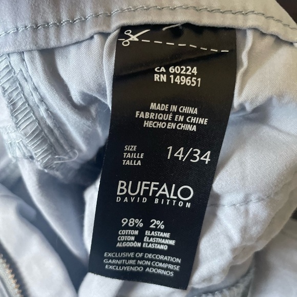 Buffalo David Bitton Blue Pants. Pre-Owned. Size 14/34 - Picture 5 of 6